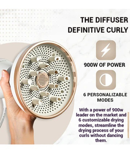 Asciugacapelli ionico per capelli ricci ondulati diffusore ad asciugatura rapida con facile presa per Private Label capelli ricci amichevole - Product Image 5