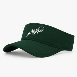 Wholesale Custom Logo <b>Flat</b> Embroidered Adjustable Nylon Visor Cap Waterproof Quick Dry Outdoor Golf Sun Visor <b>Hat</b> - Product Image 1