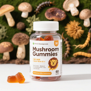 OEM ODM Hongo Gummies Hongo Nootropic Cerebro Suplemento para veganos LEONS MANE REISHI CHAGA - Product Image 3