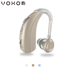Aide auditive numérique VOHOM conforme aux normes RoHS EPR France, style BTE RIC, écologique, <span class=keywords><strong>rechargeable</strong></span>, à <span class=keywords><strong>2</strong></span> canaux, avec suppression du bruit, <span class=keywords><strong>classe</strong></span> II - Product Image 1