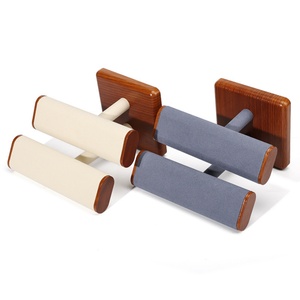 Bracelet Jewelry Display Stand Jewelry Organizer <b>T</b>-<b>Bar</b> Necklace Display Trays Wood Base - Product Image 5