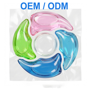 Capsules de lessive écologiques 5-en-1 Cyclone Clean, parfum floral, adoucissantes, automatiques - Product Image 1
