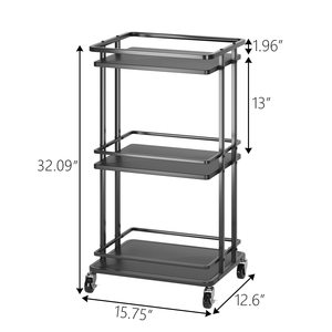 European-style family beverage cart, mobile gold dining cart, <b>sideboard</b>, tea cart, high-end small trolley, <b>storage</b> rack - Product Image 4