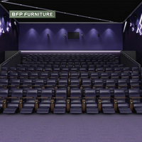 BFP Haus kommerzielles Projekt Möbel Heimkino Sitze echtes Leder und Mikrofaser Leder Polsterung