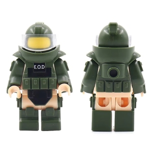 ชุดตัวต่อชุดป้องกันระเบิดทางทหาร <span class=keywords><strong>EOD</strong></span> หน่วยรบพิเศษ เสื้อเกราะกันระเบิด อุปกรณ์เสริมฟิกเกอร์ ชุดของเล่น - Product Image 3