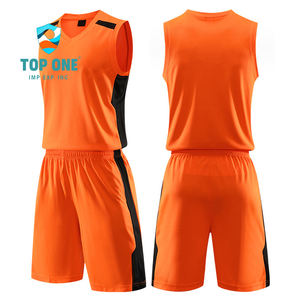 Top One bleu marine rouge et rose Polyester maille sport costume pratique basket-ball uniforme maillot pour Hombre divertissement produit - Product Image 1