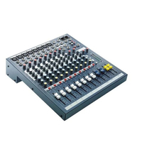 Contrôleur DJ EFX8 professionnel mélangeur audio USB 8 canaux avec alimentation fantôme 48V pour la diffusion en direct et le karaoké