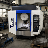 Centre d'usinage CNC T700H avec magazine à 20 outils pour la production en usine de boîtiers moulés sous pression