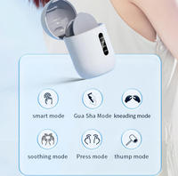Coussinets de massage portables télécommandés Mini masseur de colonne cervicale pulsée pour la taille et les jambes