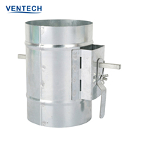 VENTECH Cvc Haute Qualité Ronde Conduit D'air Contrôle Du Volume Amortisseur