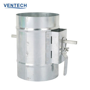 VENTECH Hvac Kualitas Tinggi Peredam Kontrol <span class=keywords><strong>Volume</strong></span> Saluran Udara Bulat - Product Image 4