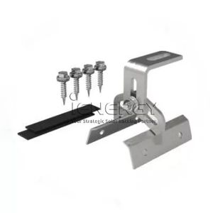 <span class=keywords><strong>Crochet</strong></span> de fixation réglable en <span class=keywords><strong>acier</strong></span> inoxydable <span class=keywords><strong>pour</strong></span> différents types de toitures en tôle trapézoïdale, montage solaire - Product Image 2