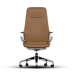 Leverancier Moderne Meubels Ergonomische Fauteuils Lederen Mid Back Draaibare Manager Werk Bureaustoel