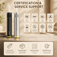 Diffuseur d'arômes électrique rechargeable certifié ROHS, machine de luxe, garantie 1 an, utilisation en extérieur, contrôlé par application, pour la décoration de la chambre