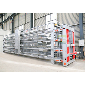 กรงเลี้ยงไก่แบบ H-Type โครงเหล็ก Q235 สำหรับฟาร์มไก่ พร้อมรับประกัน 1 ปี - Product Image 1