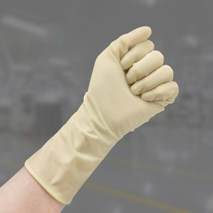 Gants en latex jetables pour salles blanches, usines d'électronique et laboratoires ; gants de nettoyage ménagers jetables. - Product Image 4