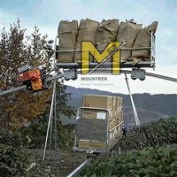 Transportador Monorraíl Agrícola Económico para Granjas de Montaña, Huertos y Jardines, con Motor Autopropulsado