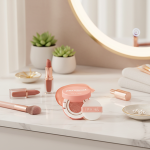 เบาะบลัชเชอร์สีนู้ดหมีใหญ่สำหรับปรับโทนเสียงส่วนตัว - Product Image 3