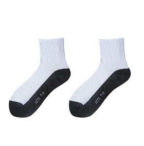 Déodorant Anti-Bactérien pour Homme Street Ins Mid-Calf Casual Crew Absorbant la Sueur Polyester Coton Automne Blanc Couleur - Product Image 6