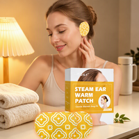 HODAF Patch chauffant doux à vapeur pour les oreilles, jetable, auto-chauffant, pour soulager la douleur et le stress, compresse chaude portable, autocollant thermique OEM