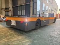 Chariot de transfert sans rail à batterie 10T 15T 20T, chariot électrique à télécommande sans fil pour la manutention de matériaux en atelier
