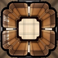Lustres LED en acier inoxydable sur mesure, non standard, inspirés du style zen, pour les halls d'hôtels, les centres de vente, les clubs