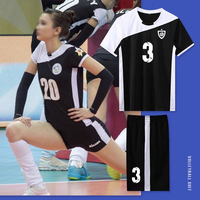 Shorts de Voleibol Personalizados, Diseño de Camiseta de Voleibol Sublimada, Uniforme de Voleibol para Mujer