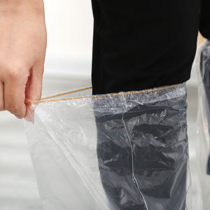 Sarung <span class=keywords><strong>Boot</strong></span> hujan sekali pakai plastik tebal awet Harga kompetitif penutup sepatu PE - Product Image 4
