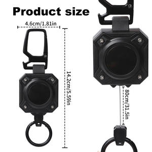 XXH-ในสต็อกส่วนขยายพวงกุญแจพลาสติกแข็งกลางแจ้งป้องกันการสูญหายฝาครอบป้องกัน GPS ติดตามเคสสำหรับ airtag - Product Image 3