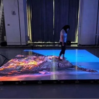 Pantalla LED de Piso Interior Vcore de Nuevo Diseño a Todo Color P3.91 de 500*500 mm, Baldosas LED para Pista de Baile, Pantalla LED Interior para Clubes de DJ
