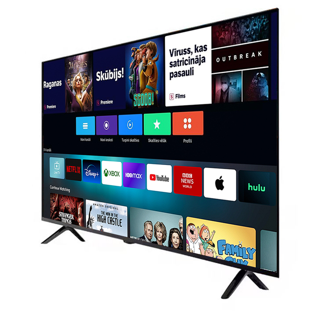 Smart Television TV 4K FHD A+ LCD Display 60/120Hz LED Backlight Android WiFi 50 75 Inch OEM ODM Custom Manufacturing Southeast