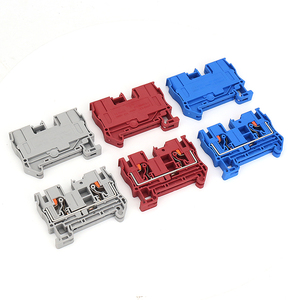 PT6 đẩy trong <span class=keywords><strong>Din</strong></span> <span class=keywords><strong>Rail</strong></span> mùa xuân screwless khối thiết bị đầu cuối thức ăn thông qua kết nối - Product Image 3