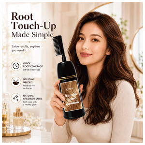 แชมพูย้อมผมสีน้ำตาลประกายทองมะกอก เจดเบอร์กันดี <span class=keywords><strong>แบบ</strong></span>ถาวร พร้อมหวีสำหรับทา 3 in 1 ปิดผมขาว ขายส่ง รับผลิตตามสั่ง - Product Image 3