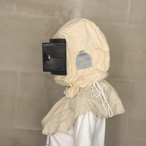 Casque de protection de sécurité pour le sablage, type de verre plat, alimentation en oxygène, vente directe en usine - Product Image 4