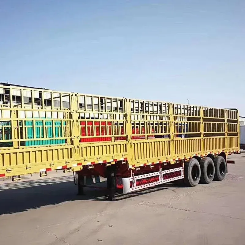 3 trục có thể tháo rời hàng rào Trailer hàng rào semitrailer hàng rào bán Trailer xe tải Giá cả hợp lý mô hình Giao hàng nhanh và phong cách COMP