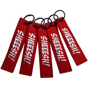 <b>Custom</b> Name Logo Flight Embroidered <b>Key</b> Chain Patches Maker Clothing Motorcycle Accessories Keystrap Keychain for Car - Product Image 4