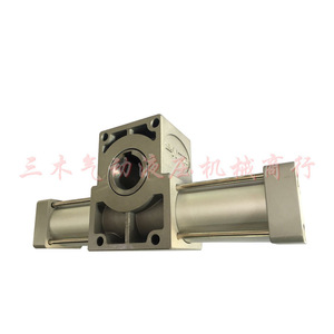 Qgka40 Cylindre rotatif à arbre de type alvéolé à 90 degrés avec oscillation de crémaillère à 90, 180, 270 degrés - Product Image 2