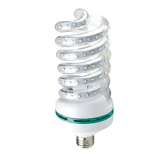 <b>LED</b> Full Spiral 9W CFL Energy Saving Lamp E27 6000K Daylight Alert 8000 Hours 80lm/W CRI 80 AC85-265V Plastic Base 2-Year - Product Image 1