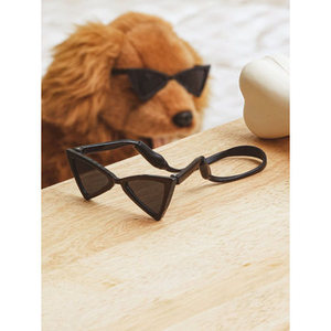 Occhiali da sole triangolari per animali domestici occhiali personalizzati in plastica con stampa animalier accessori invernali e primaverili per cani - Product Image 1