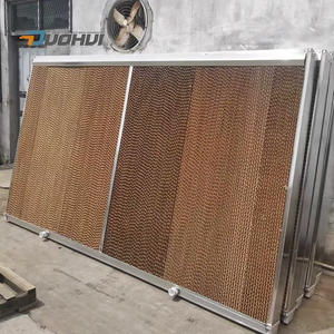 Verdunstung skühl kissen für die kunden spezifische Produktion für Geflügels chwein farmen Nassvorhang-Temperatur regelung Gewächshaus papier Aluminium - Product Image 3