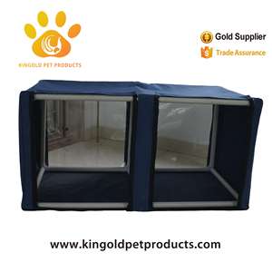 Üretici seyahat taşınabilir katlanabilir köpek sandık seyahat evcil hayvan çantası araba katlanır su geçirmez Pet yumuşak kafes - Product Image 4
