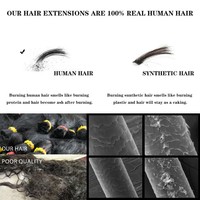 Honorhair – Cheveux humains vierges russes doublement étirés 100 % naturels en vrac, qualité supérieure, prêts à l'emploi pour la fabrication de produits