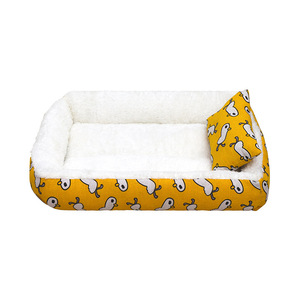 Lit <span class=keywords><strong>pour</strong></span> animaux de compagnie en peluche douce toute saison, amovible, lavable, antidérapant, écologique, <span class=keywords><strong>coussin</strong></span> <span class=keywords><strong>pour</strong></span> petits et grands chiens et chats - Product Image 1