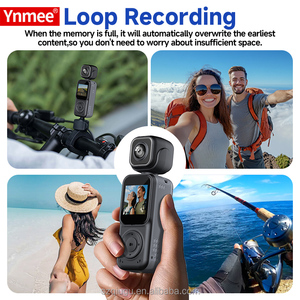 Videocamera Tascabile Ynmee 4K per Vlogging, WiFi, <span class=keywords><strong>Mini</strong></span> Videocamera Digitale con Doppia Lente, Action Cam Sportiva, Zoom Digitale, Schermo Touch IPS da 1,5 Pollici - Product Image 5