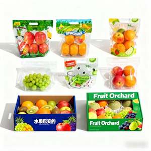 Rdy thân thiện với môi chống ẩm tùy chỉnh sóng Gấp bìa Trái Cây Rau xoài anh đào Hộp bao bì thực phẩm - Product Image 3