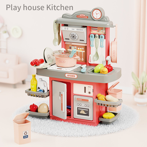 Jouets de cuisine pour enfants, grande taille, avec lumières et sons, pour filles, ensembles de vaisselle simulée, vente en gros - Product Image 3