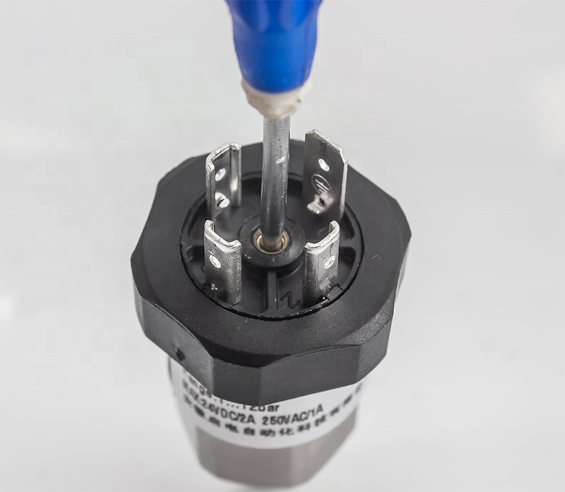 Adjustable Mechanical Pressure Switch/Transmitter - 0-400bar Range, G1/4 Thread, For Hydraulic Systems