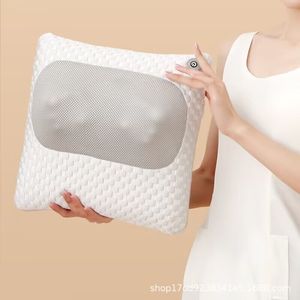 Wireless Smart Massage Pillow With <b>Heat</b> Therapy For Neck Shoulder Back Waist Full Body Relief Rechargeable Portable Design - Product Image 4