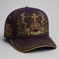 Casquette de baseball personnalisée style Old English, 5 panneaux, visière incurvée, style Dad Hat, streetwear urbain West Coast, vente en gros, faible MOQ
