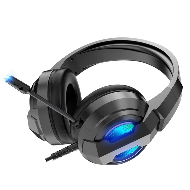 Wired Gaming Headphone Stereo PC Gamer Headset with Microphone RGB Light Gaming for PS4 S-X60